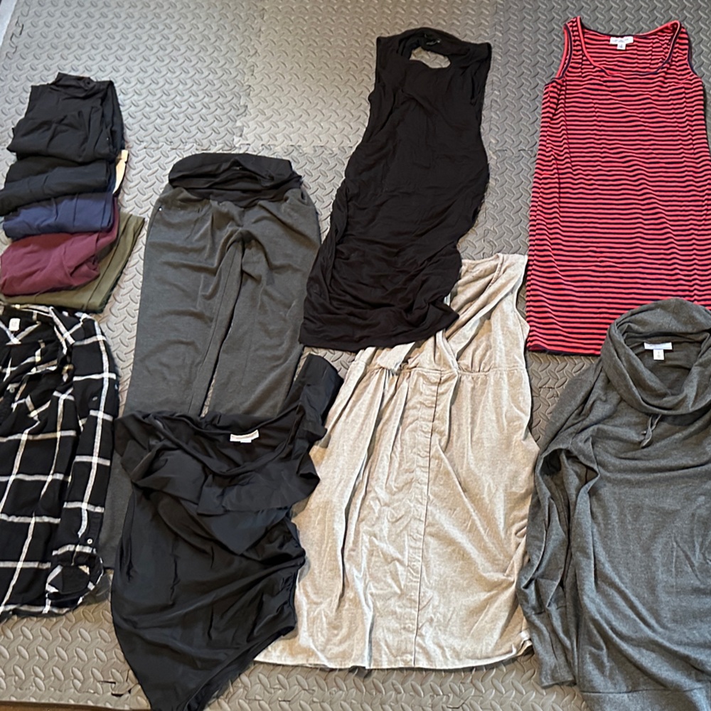 Maternity Bundle - Motherhood, Pea in the Pod, Gap (12 items, M and L sizes)